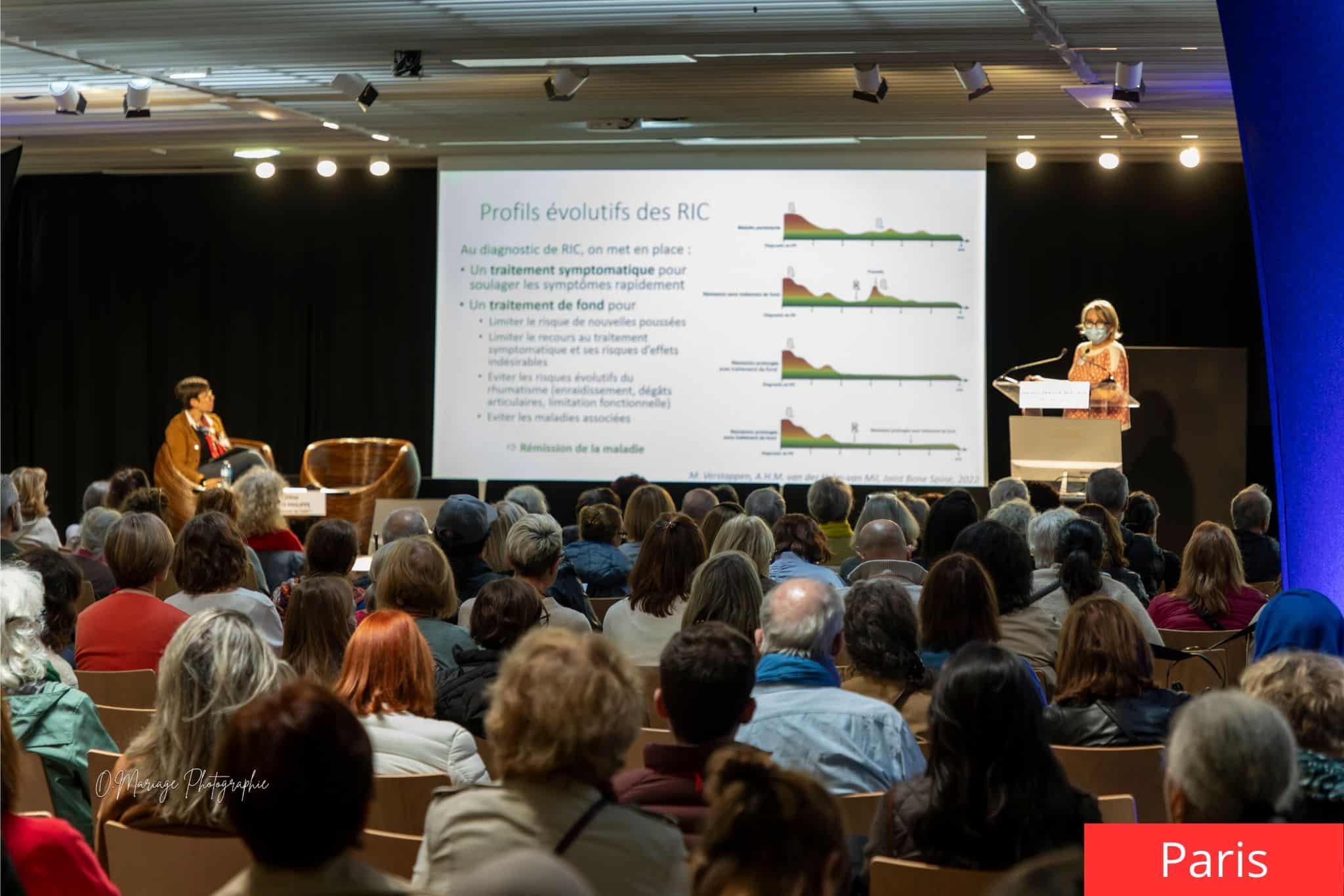 Photo de la salle de conférence du Salon de la PolyArthrite de Paris 2025
