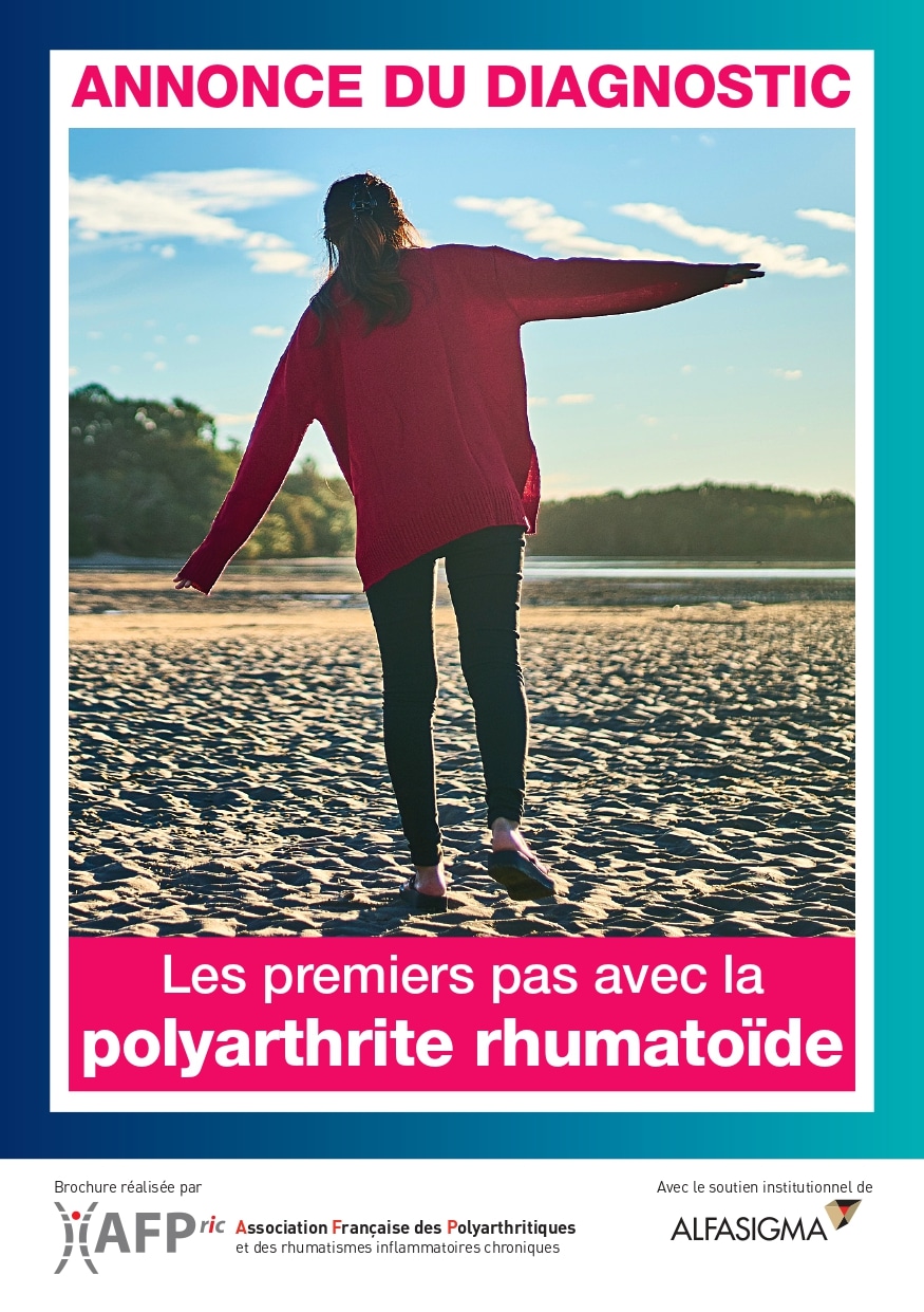 Premiers pas avec la maladie illustrés par une femme marchant sur la plage