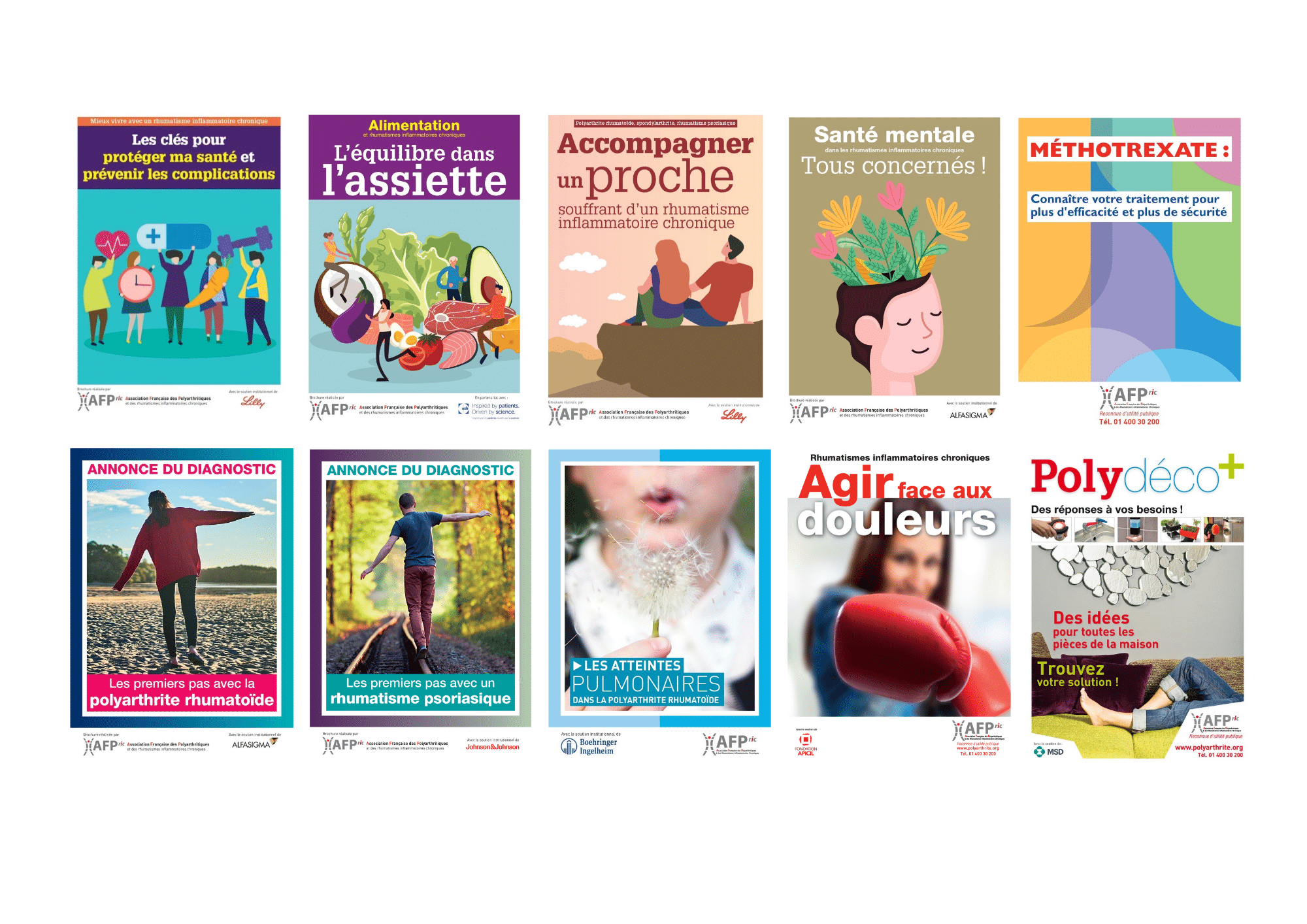 Brochures et magazines édités par l'association