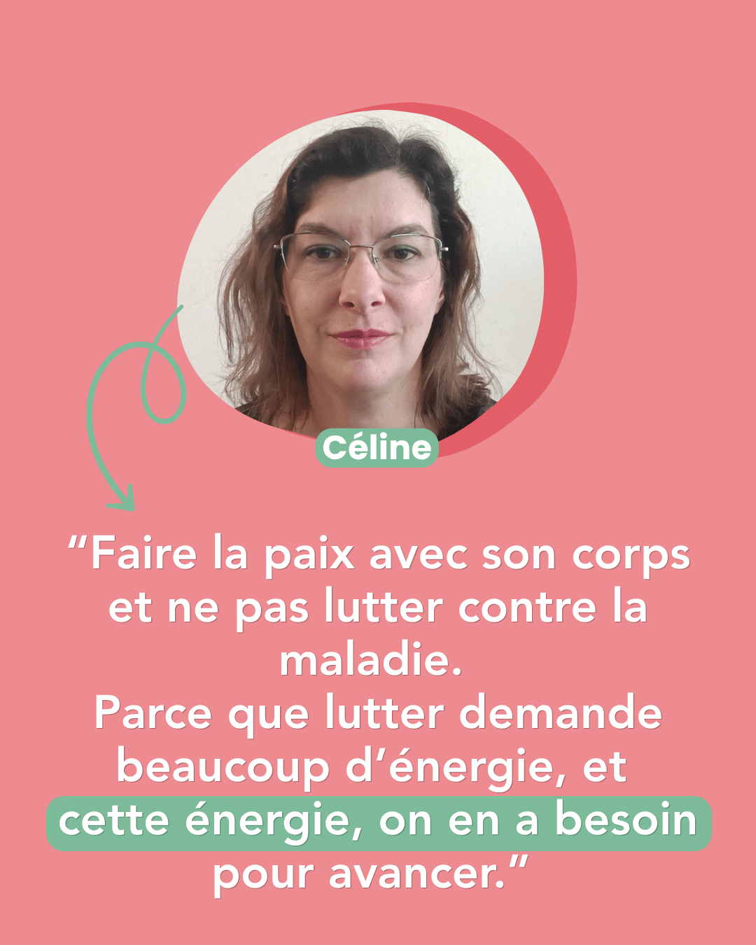 Illustration pour la journée mondiale de la spondylarthrite, avec un témoignage sur l'énergie