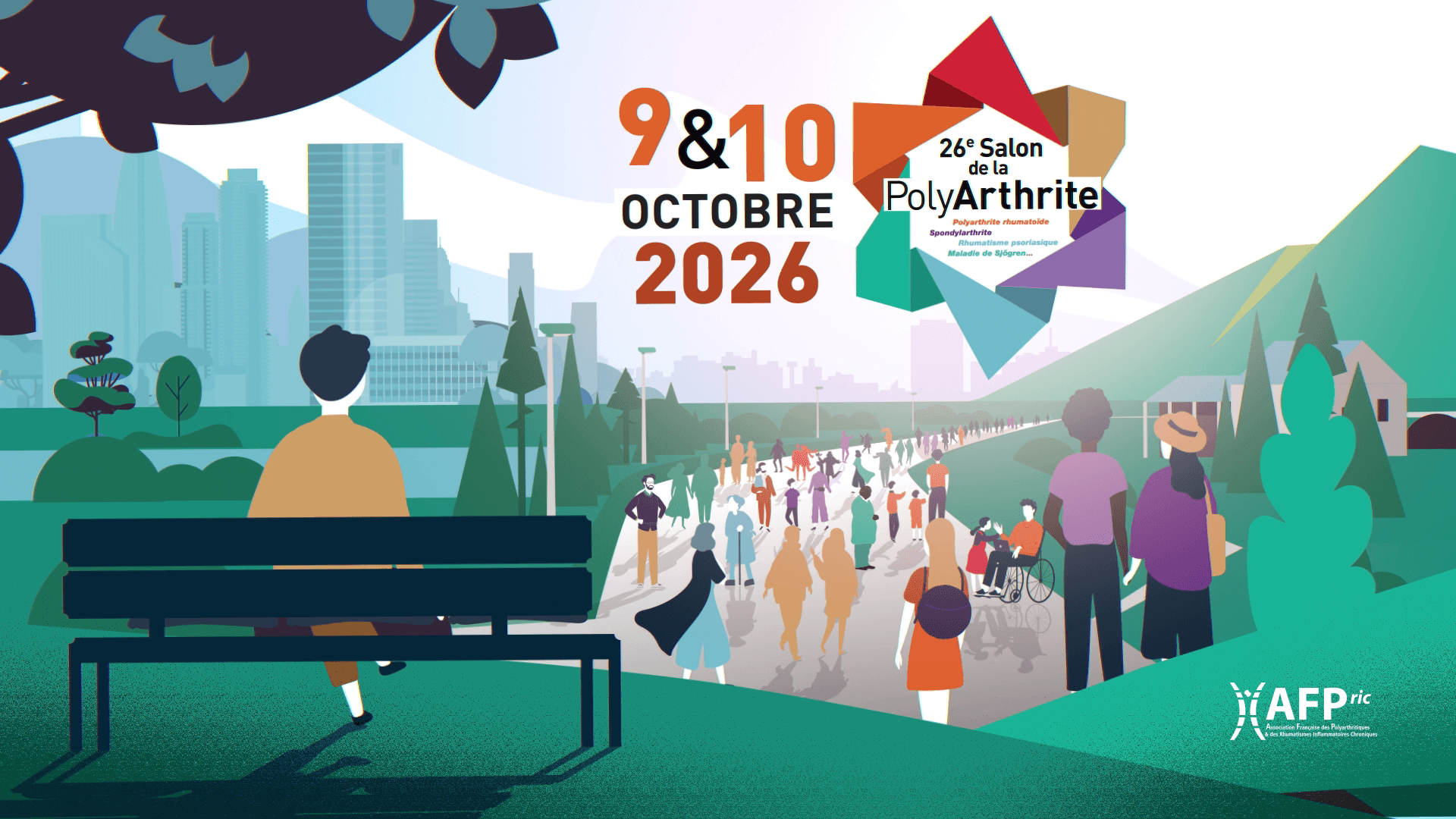 Visuel du Salon de la PolyArthrite et des RIC à Paris, en 2026