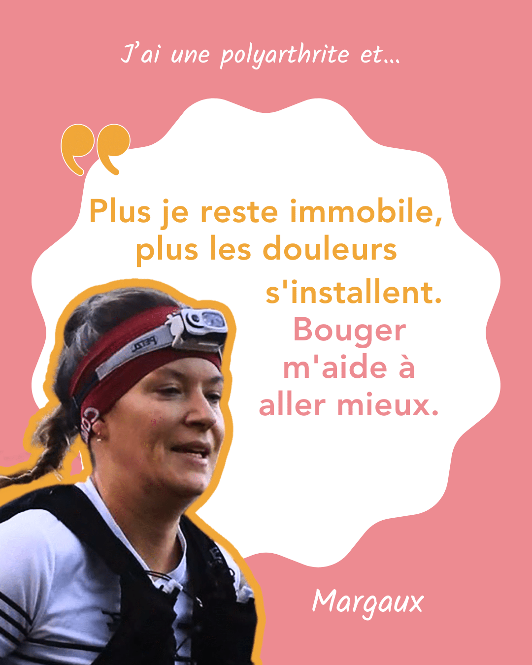 Témoignage de Margaux illustré par une phrase